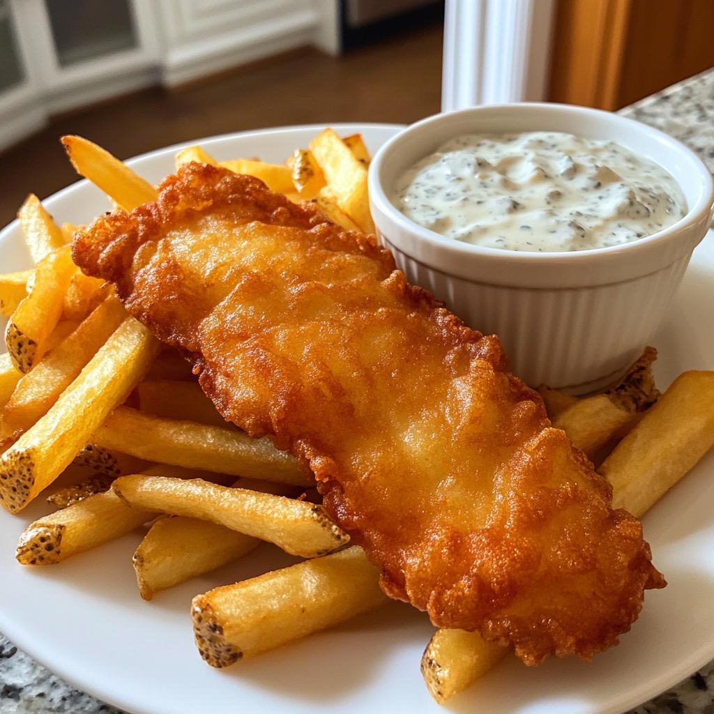 Crispy Fish and Chips with Creamy Tartar Sauce in 35 Minutes