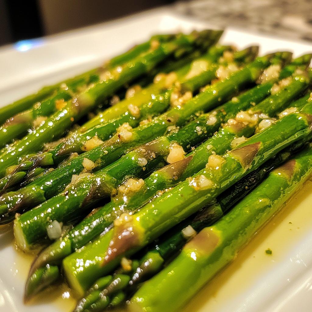 12-Min Garlic Butter Asparagus Spears Perfection