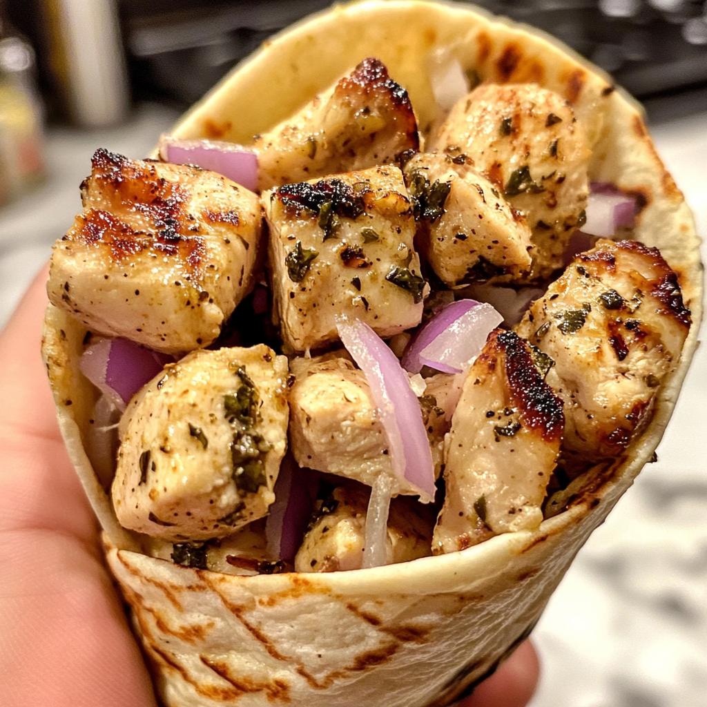 Juicy Greek Chicken Souvlaki Wraps in 30 Minutes Flat