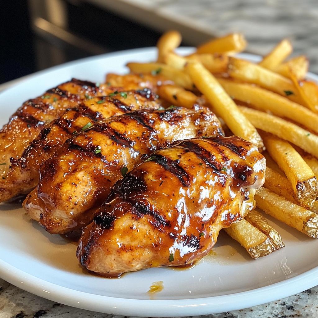 Honey Lime Chicken with Crispy Fries