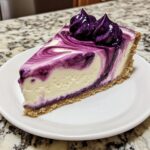 Lemon Blueberry Swirl Cheesecake