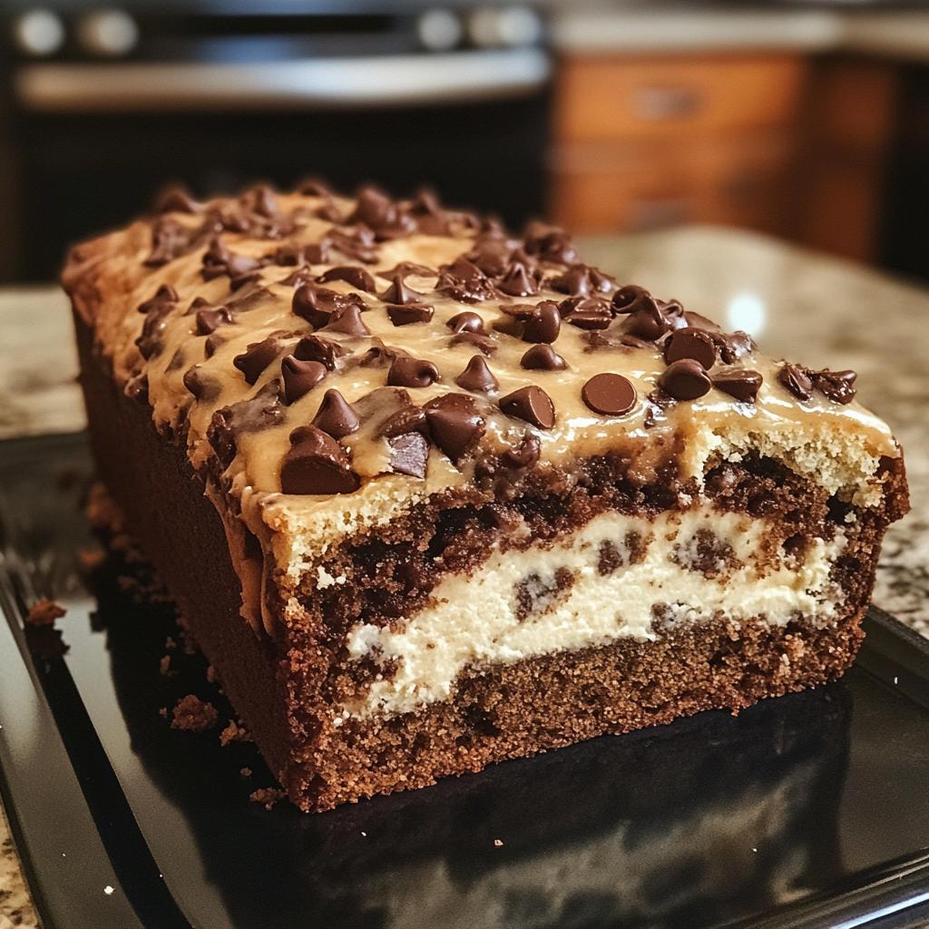 Irresistible Pull-Apart Cookie Dough Cheesecake Loaf