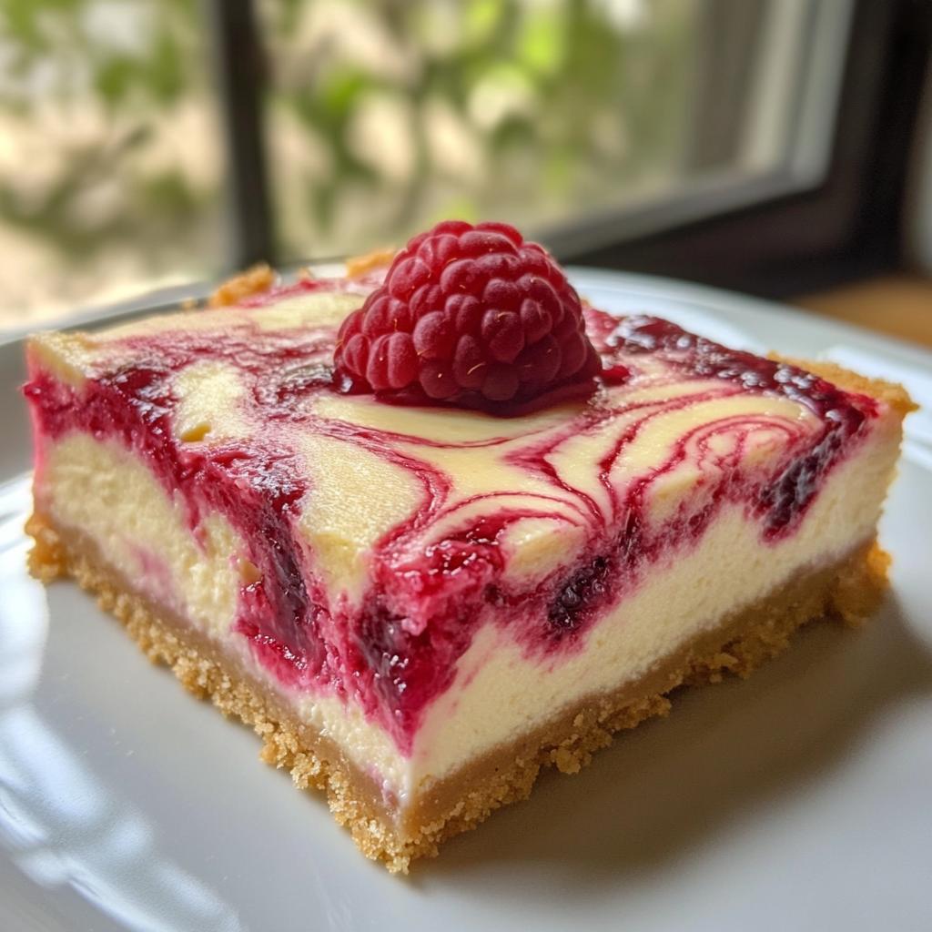 Irresistible Raspberry Cheesecake Bars with Buttery Shortbread Base
