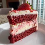 Strawberry Red Velvet Cheesecake