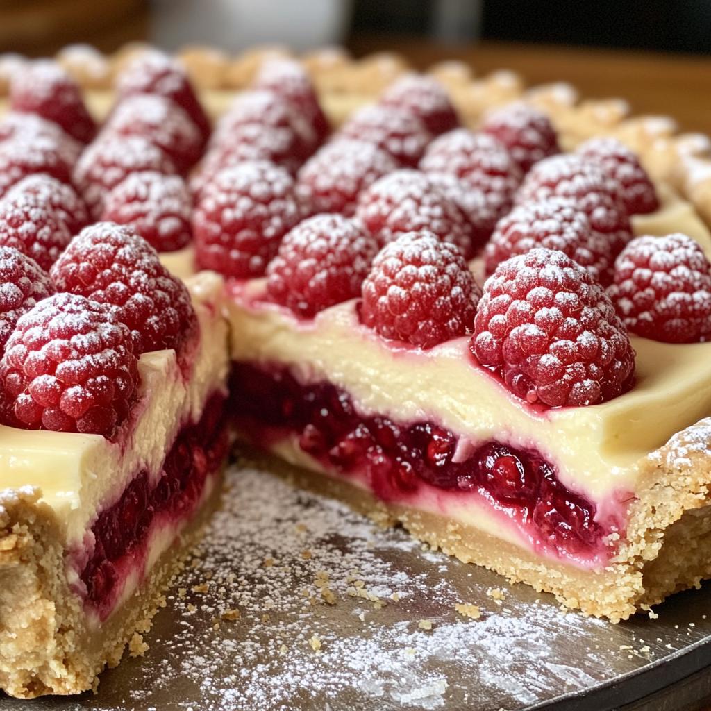 Creamy White Chocolate Raspberry Tart in Just 45 Minutes