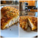 Air Fryer Parmesan Crusted Chicken Breasts