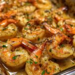 Baked Garlic Butter Shrimp Scampi