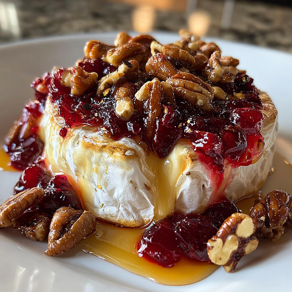 5-Minute Magical Baked Brie with Cranberry Bliss