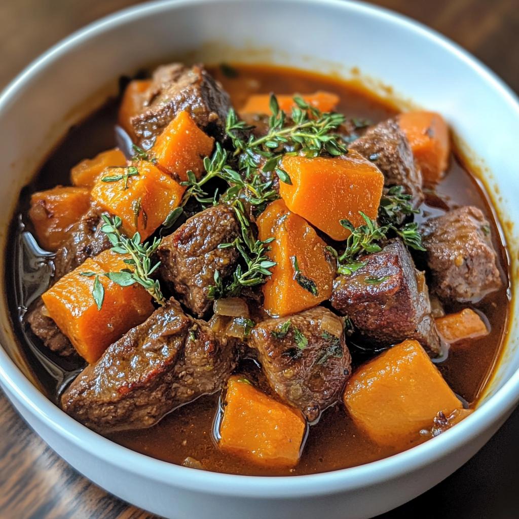 Beef and Sweet Potato Stew