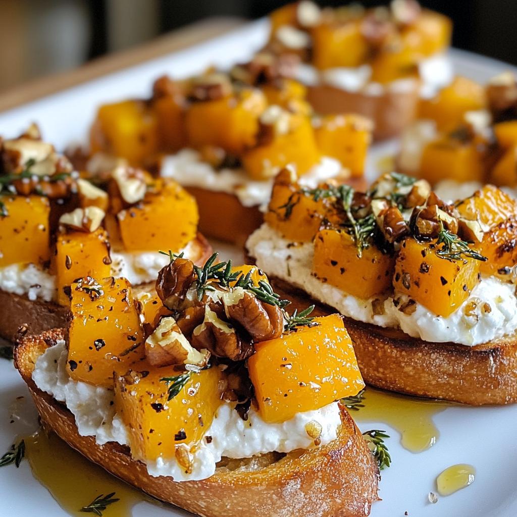 Irresistible Butternut Squash Crostini in 4 Steps