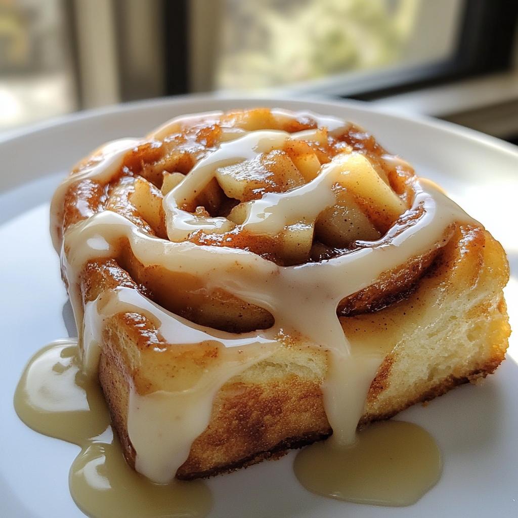 Caramel Apple Cinnamon Rolls