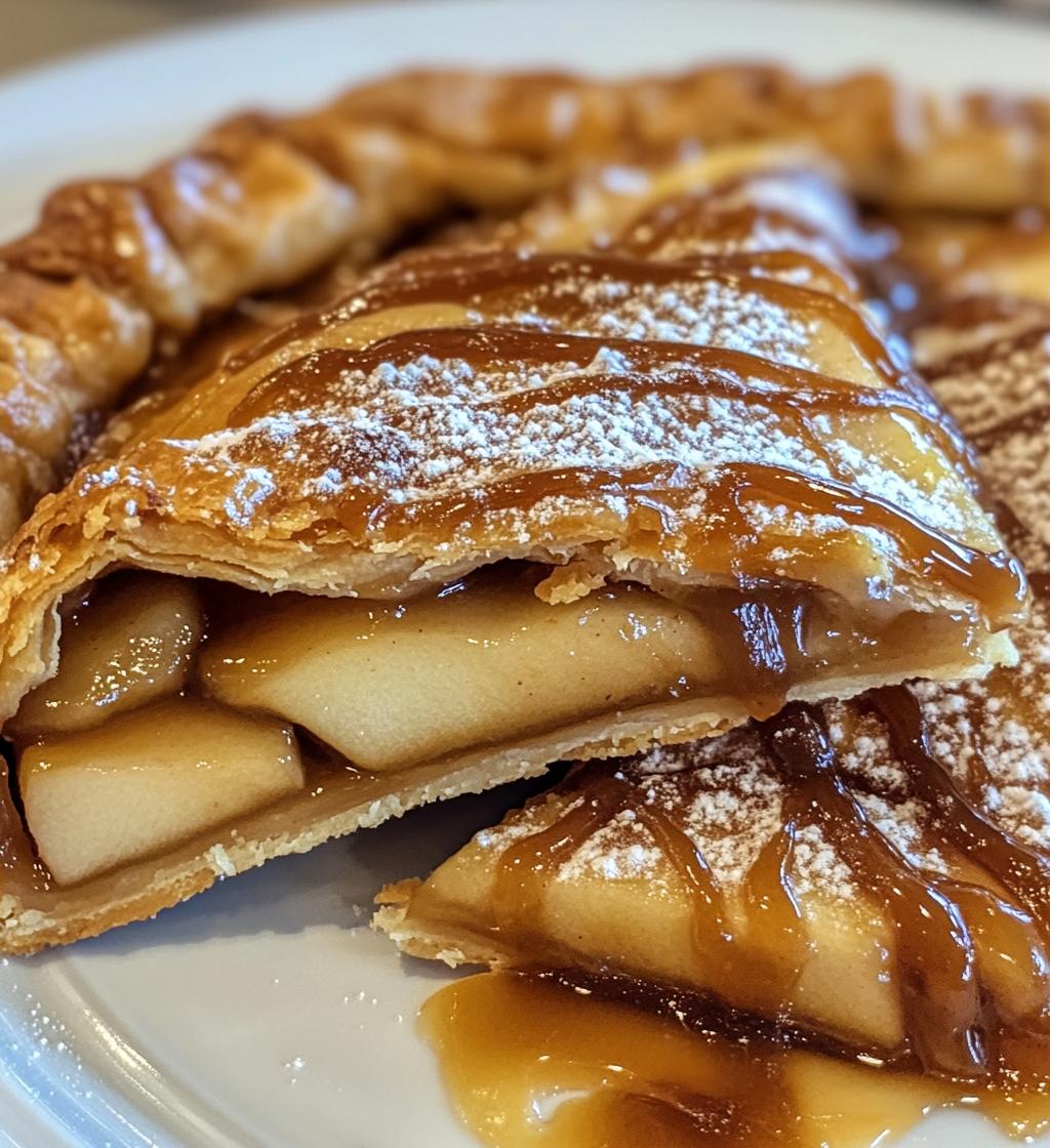 Caramel Apple Galette