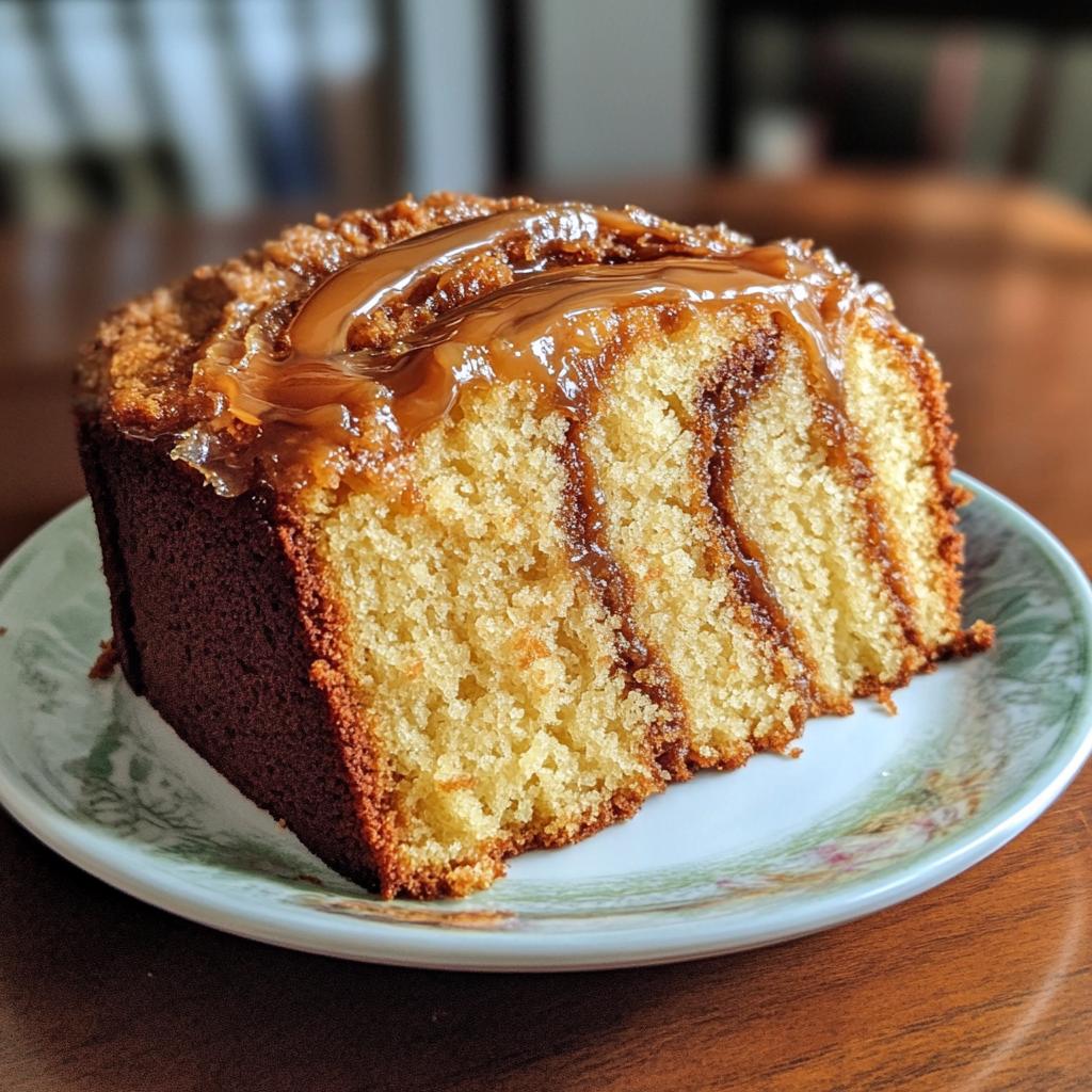 Caramel Swirl Pound Cake