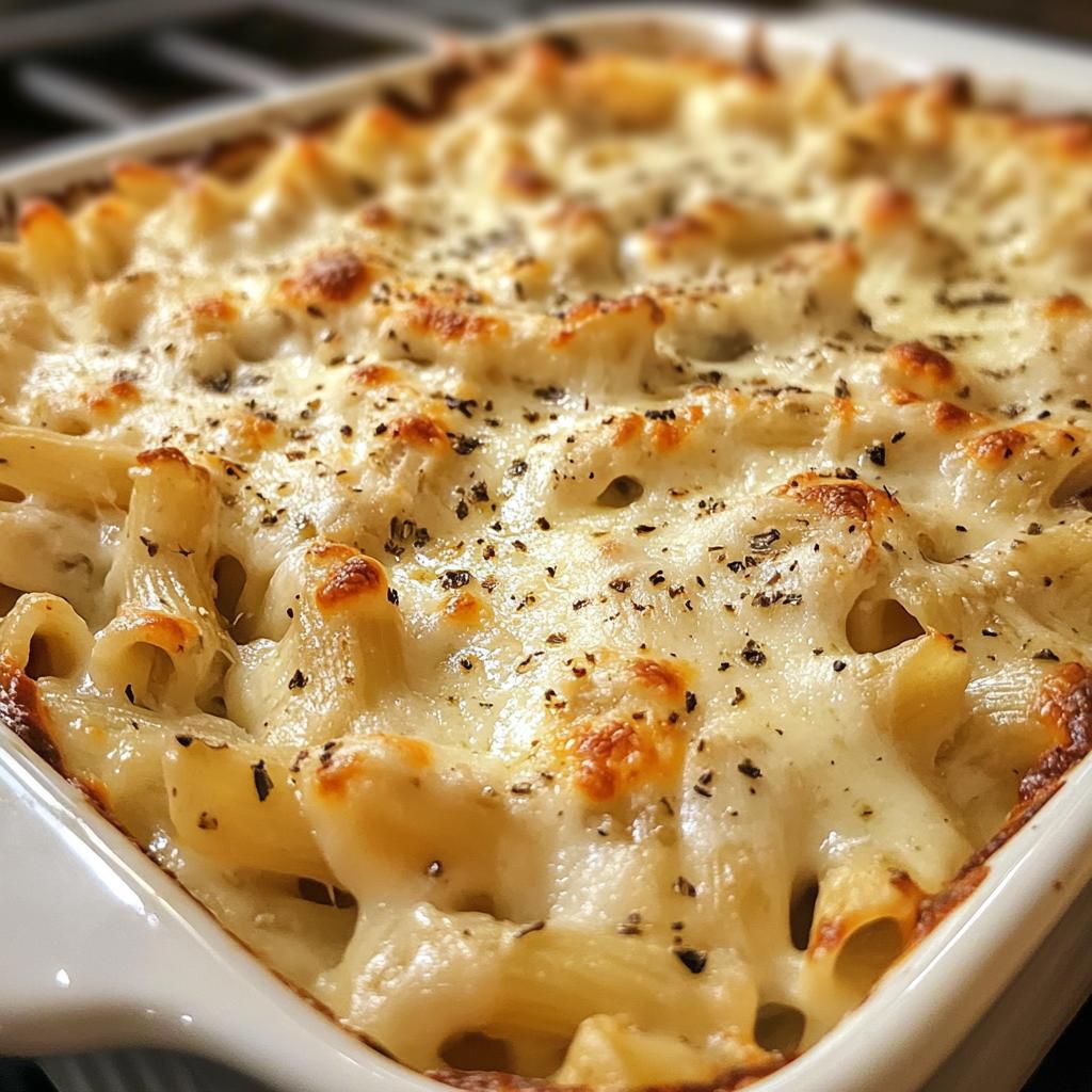 Chicken Alfredo Bake