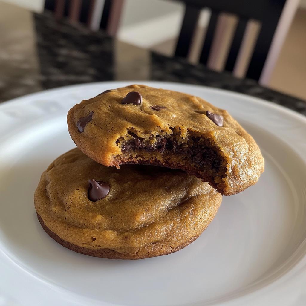 Chocolate chip pumpkin cookies