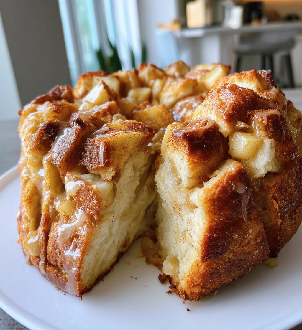 Cinnamon Apple Pull-Apart Bread