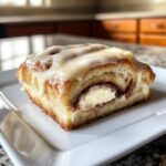 Cinnamon Roll Bread with cream cheese icing