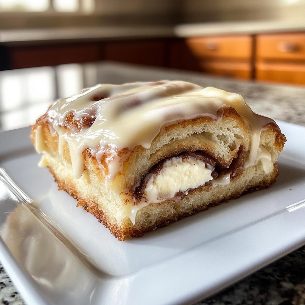 Cinnamon Roll Bread with cream cheese icing