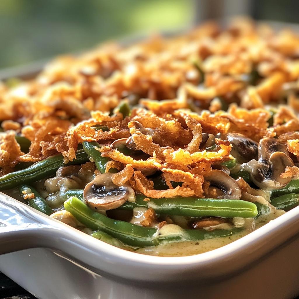 Irresistible Classic Green Bean Casserole Recipe