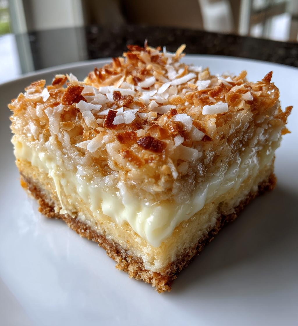 Coconut Cream Dream Bars