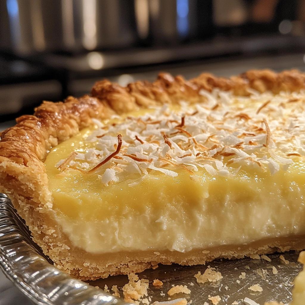Coconut Custard Pie