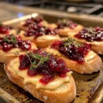 Cranberry Brie Crostini