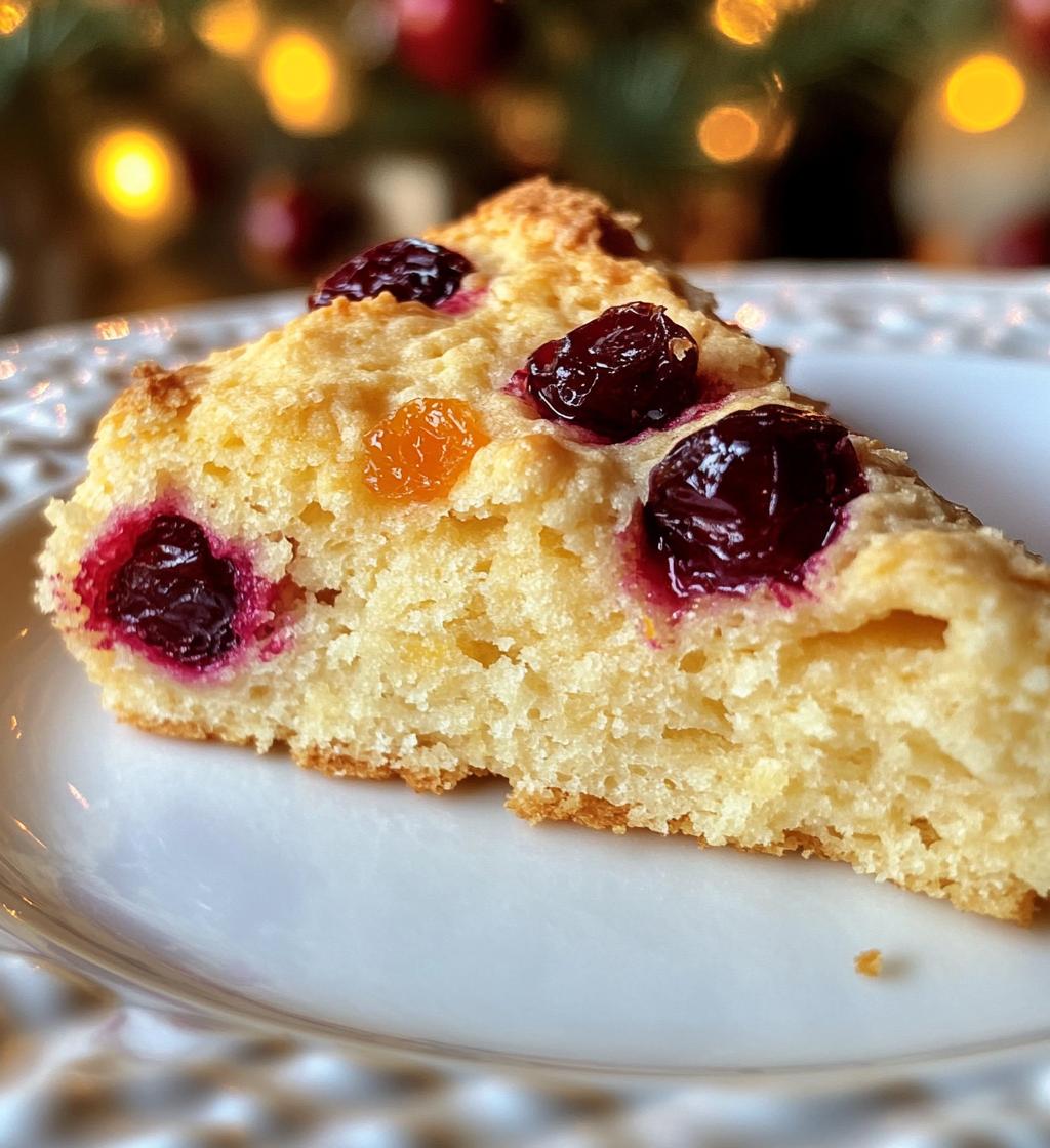 Irresistible 8-Ingredient Cranberry Orange Scone Recipe