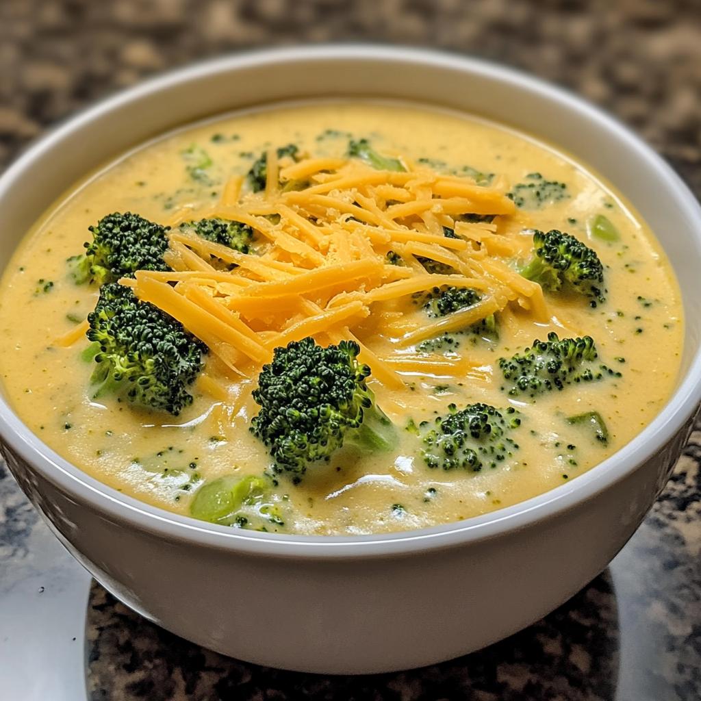 Creamy Broccoli Cheddar Soup Heaven in 30 Minutes