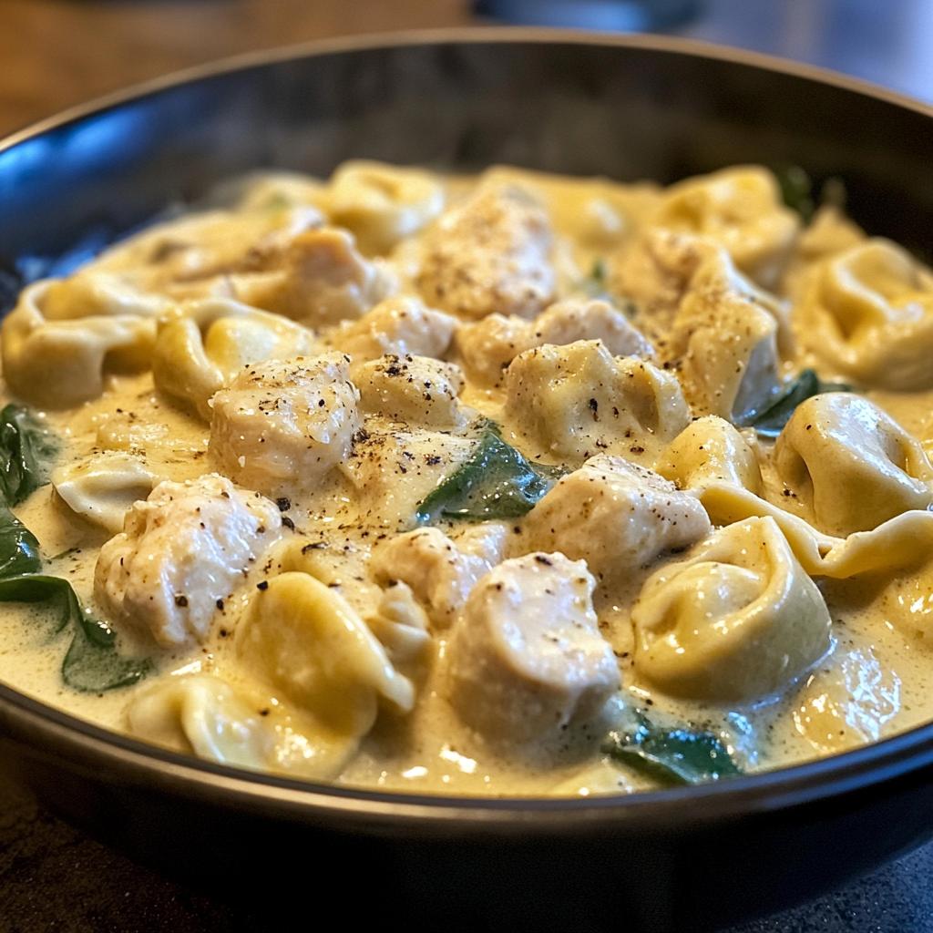 Creamy Chicken Tortellini One-Pot Meal