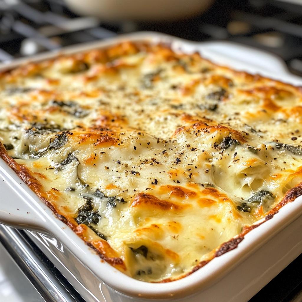 Irresistible Creamy Spinach & Artichoke Bake in 35
