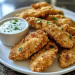 Crispy Chicken Tenders with Ranch Dip