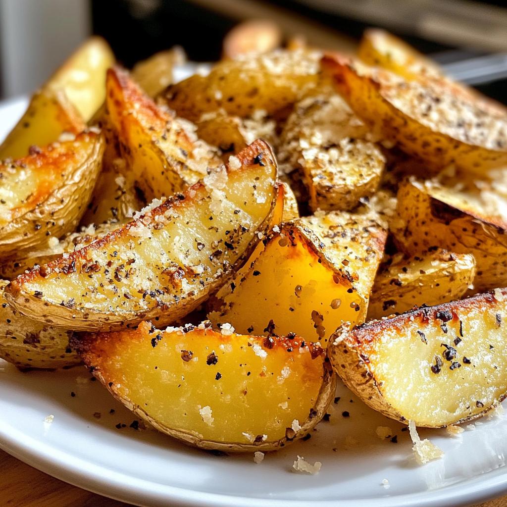 Crispy Garlic Parmesan Potato Wedges – 4 Secrets to Perfection