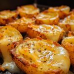 Crispy Potato Bites with Melted Cheese