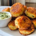 Crispy Potato Croquettes with parsley aioli