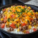 Easy Cheesy Taco Skillet