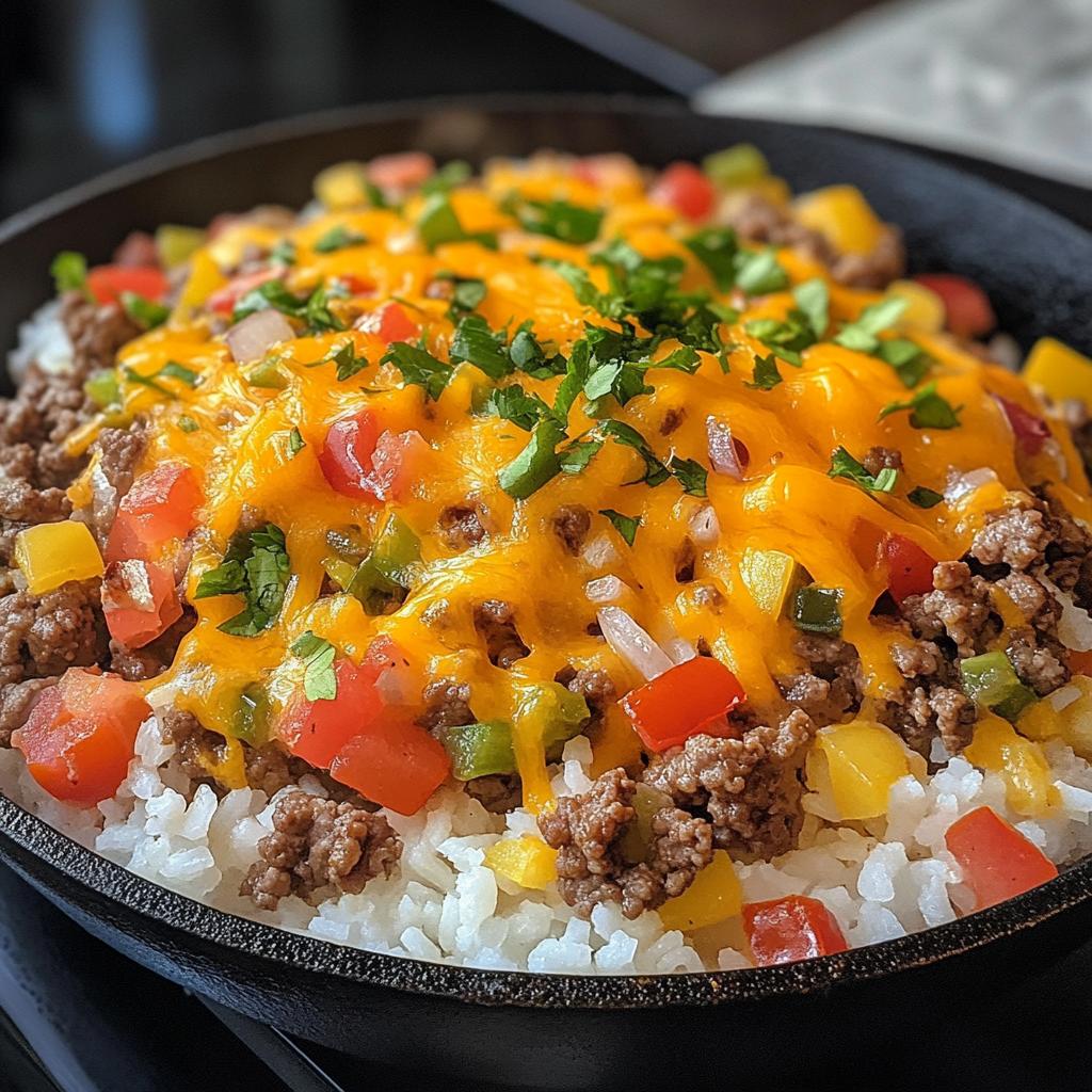 Easy Cheesy Taco Skillet