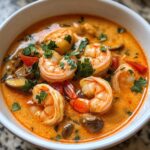 Enjoy spicy coconut shrimp soup for any occasion