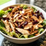 Exotic chicken cranberry salad with an Asian twist