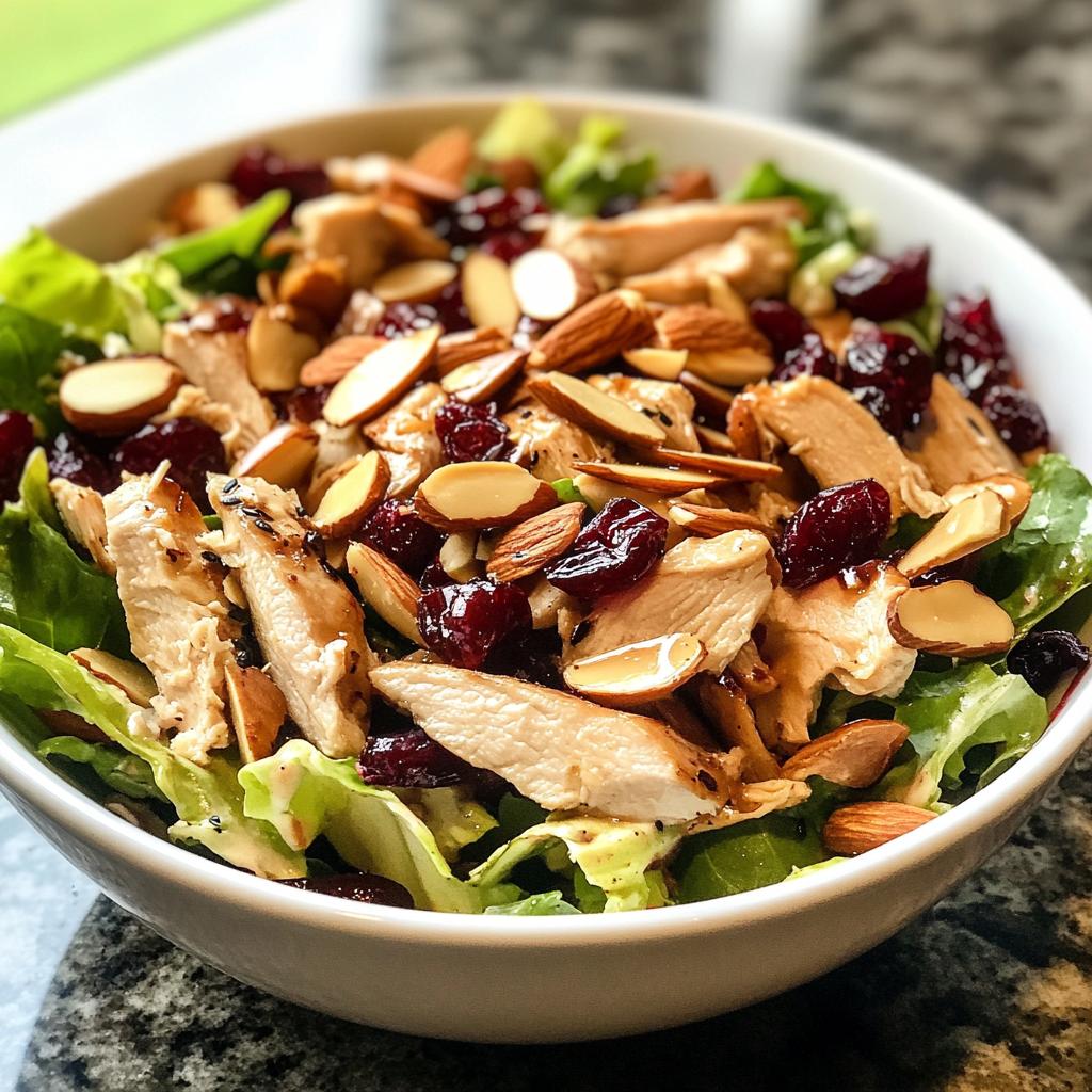 Exotic chicken cranberry salad – 15-mins magi!