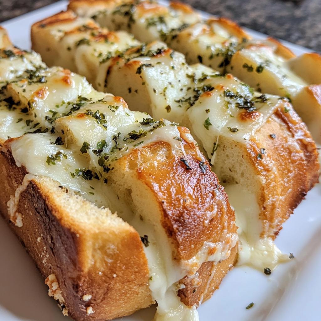10-Minute Garlic Bread Cheese Pull-Apart Magic