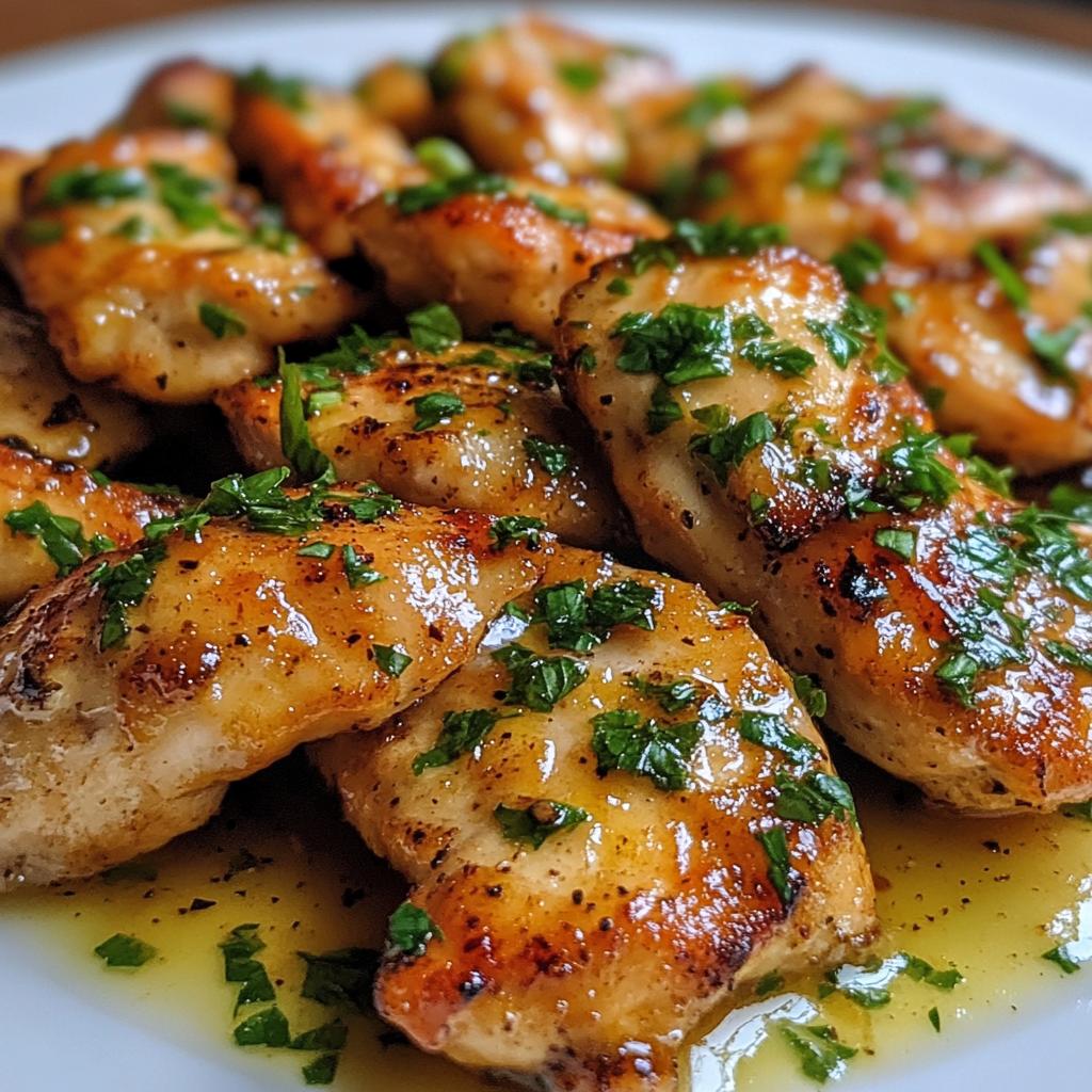 Garlic Butter Chicken Bites Quick Dinner