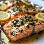 Garlic Butter Salmon Foil Packets
