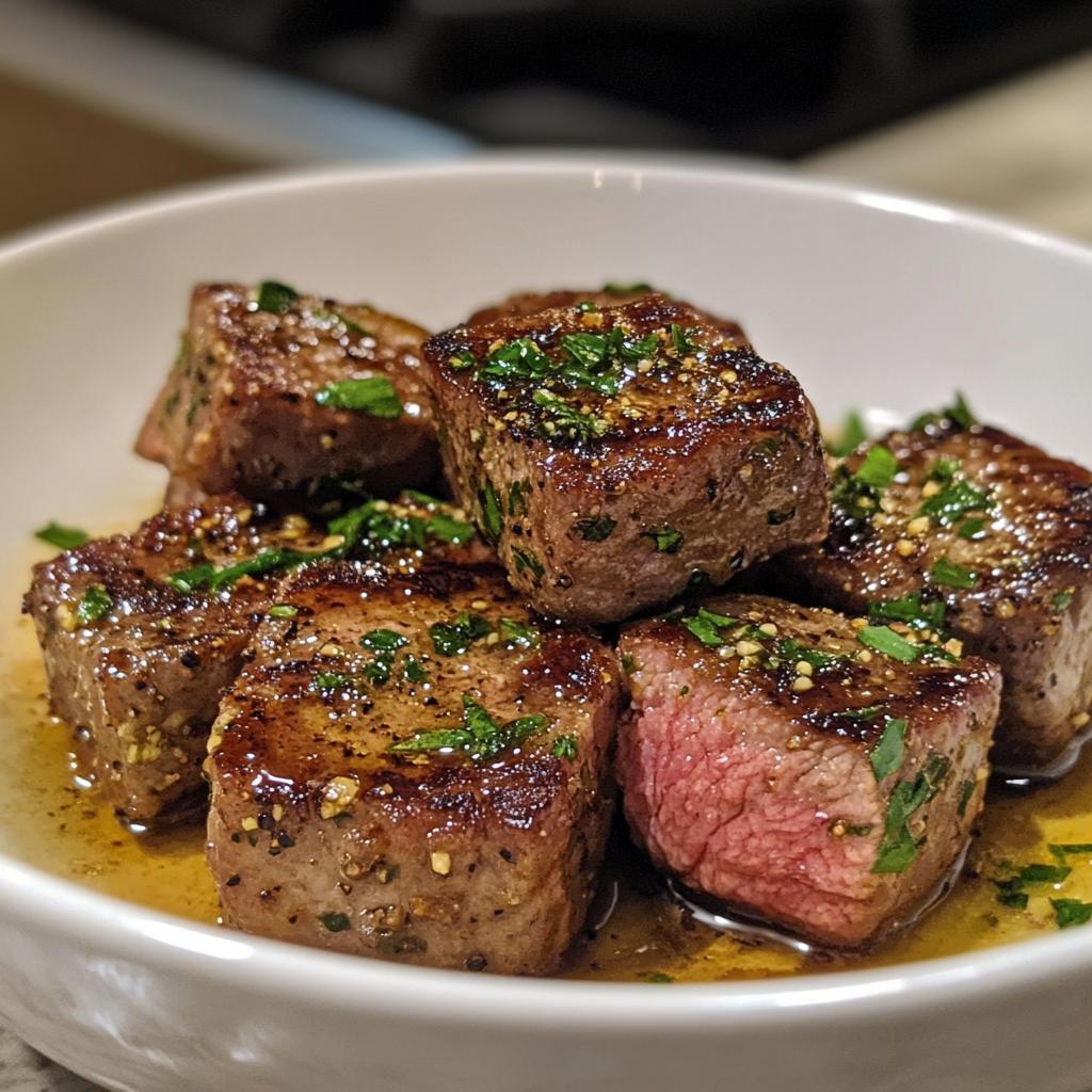 Garlic Butter Steak Bites Delight