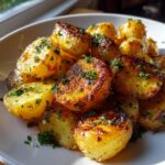 Garlic butter roasted potatoes