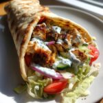 Greek Chicken Souvlaki Wraps Easy & Healthy