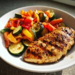 Grilled Chicken with Roasted Vegetables