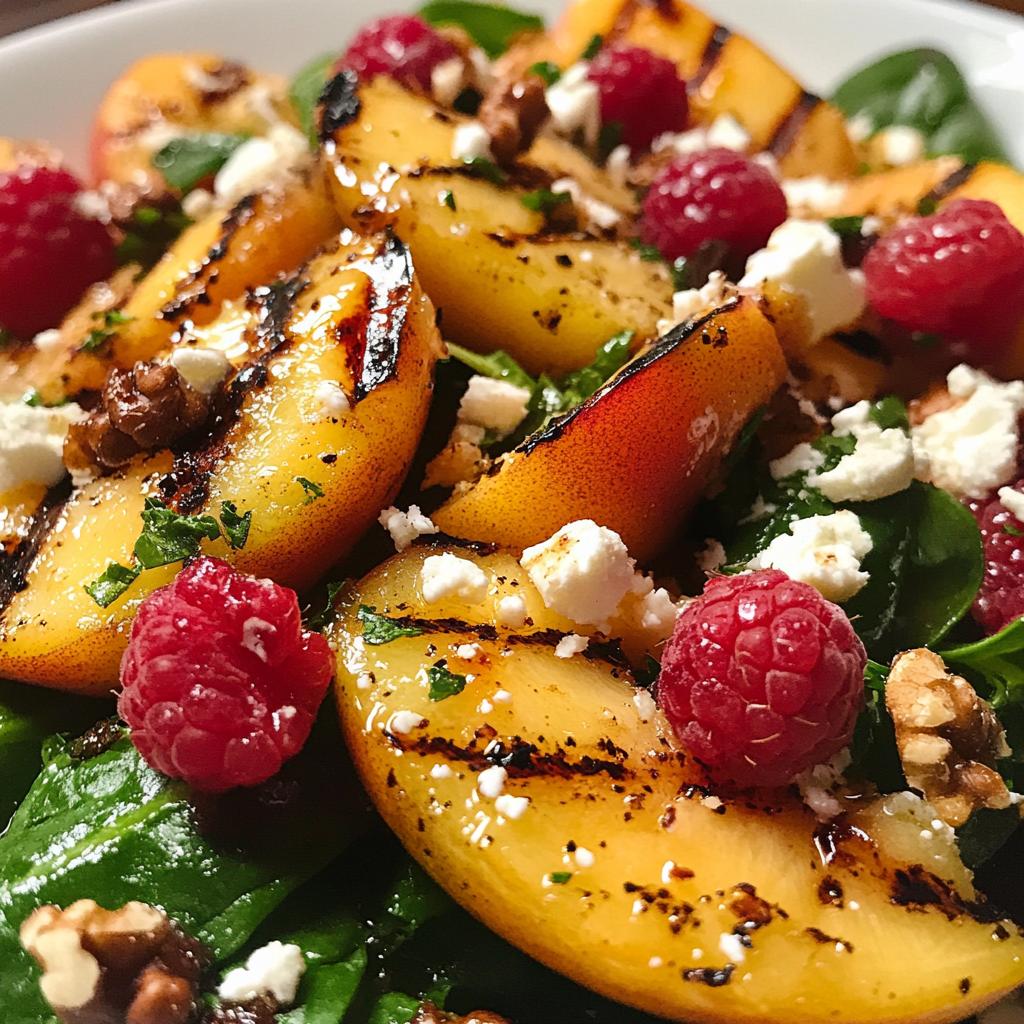 20-Minute Grilled Peach Salad To Crave