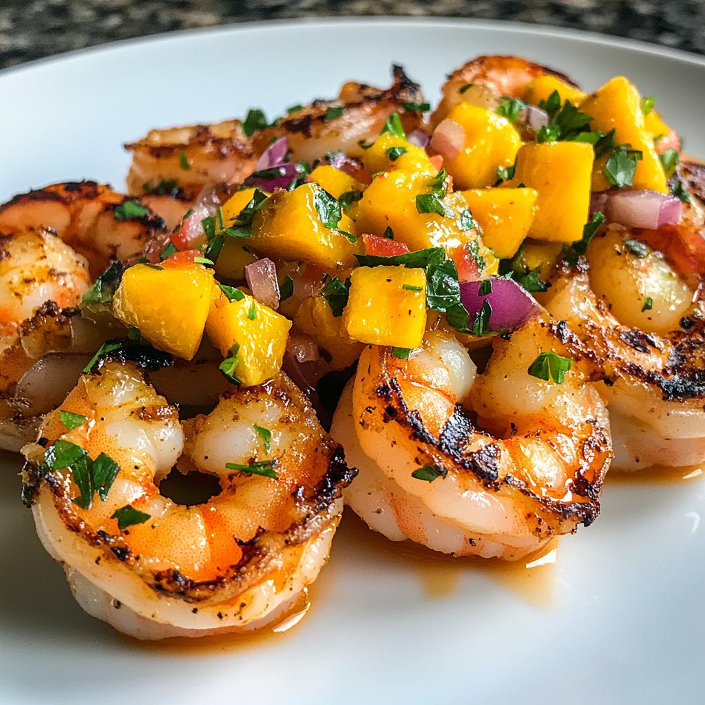 Grilled Shrimp with Mango Salsa in 30 Minutes