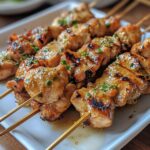 Grilled Thai Coconut Chicken Skewers