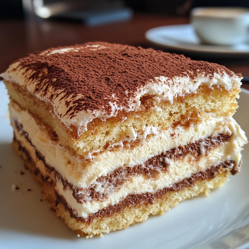 Homemade Tiramisu Cake